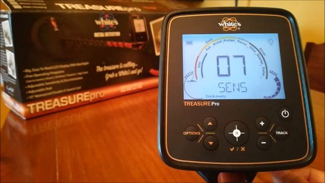 DETECTOR DE METALES WHITE´S TREASURE PRO EN ESPAÑOL