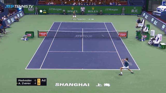 Medvedev Beats Zverev To Win Second Straight Masters 1000 Title! | Shanghai 2019 Final Highlights смотреть онлайн