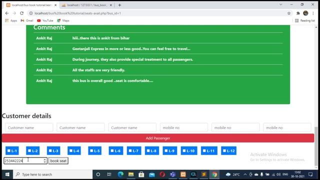75. Creating Fetch Tickets | Part - 8 | PHP, MySQL (XAMPP Server) | Backend Online Bus Booking смотреть онлайн