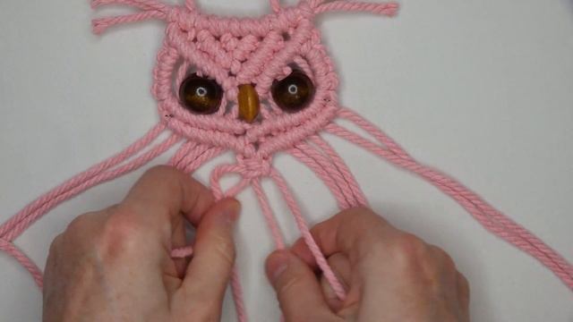 СОВА МАКРАМЕ. OWL MACRAME. смотреть онлайн