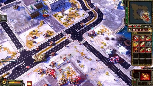 Command and Conquer Red Alert 3 | Epic War Mod | IRON Mammoth Tank in action смотреть онлайн