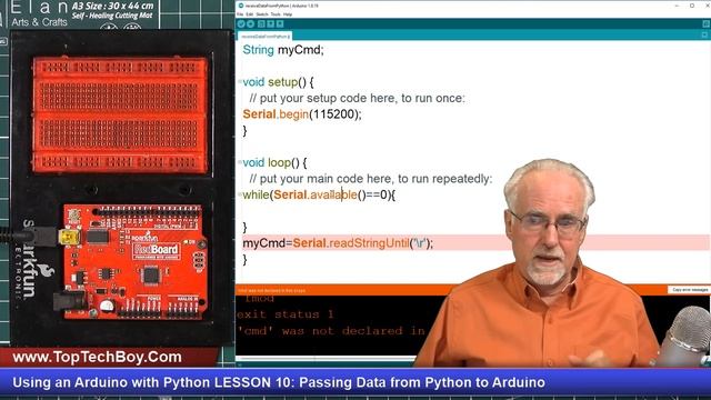 Using an Arduino with Python LESSON 10: Passing Data from Python to Arduino смотреть онлайн