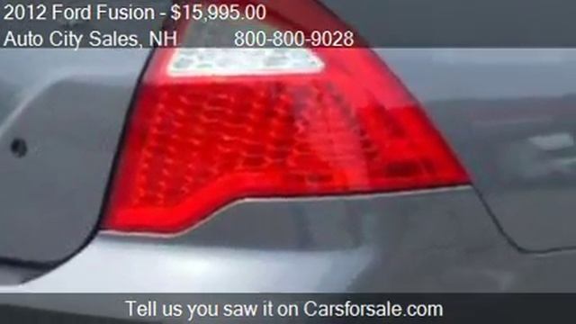 2012 Ford Fusion SE - for sale in Manchester, NH 03101 смотреть онлайн