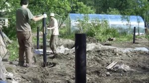 Как закрутить винтовые сваи / Свайный фундамент своими руками / Стройка Sekretmastera