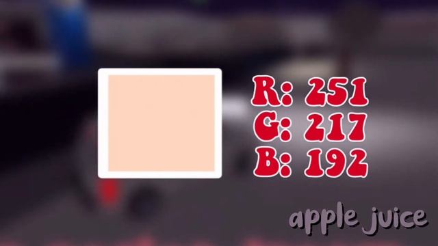 RGB codes / colors + tutorial || roblox || apple juice || смотреть онлайн