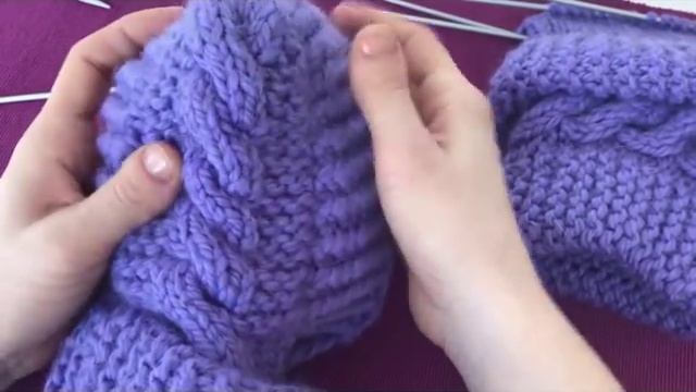 Домашние сапожки с косами спицами, угги для дома, пинетки/пошаговое видео смотреть онлайн