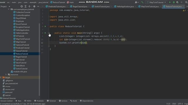 Java 8 Stream reduce смотреть онлайн