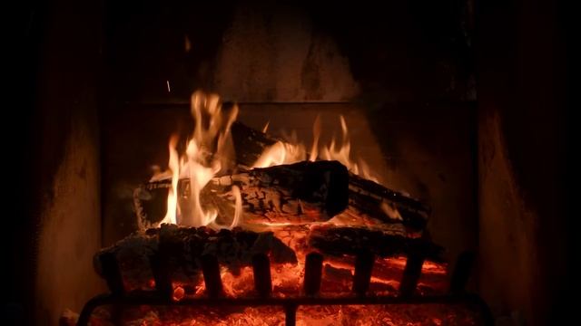 Камин, нежный релакс для отдыха, домашняя обстановка смотреть онлайн