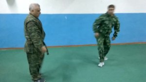 Защита от бокового удара рукой в голову (обкатки)