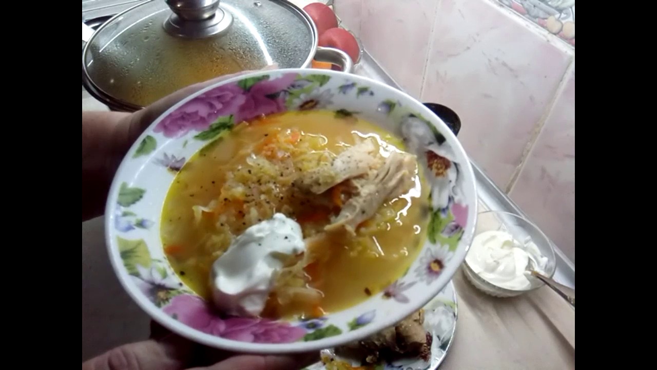 Борщ из кислой капусты