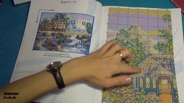 Видео-обзор набора. Белоснежка. Заводь лебедей. Копия DIMENSIONS. Needlework.