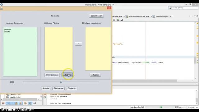Ejemplo Cliente-Servidor Socket - Java смотреть онлайн