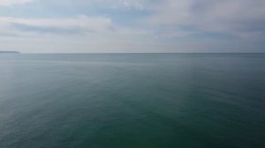 Черное море с высоты птичьего полета. Где-то между Джубгой и Туапсе.