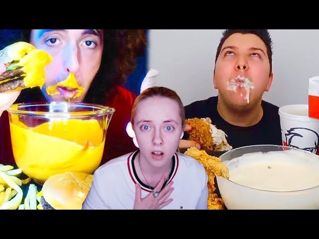 Это ТРЭШСамые НЕПРИЯТНЫЕ МУКБАНГЕРЫ В МИРЕ - реакция на асмр и мукбанг смотреть онлайн