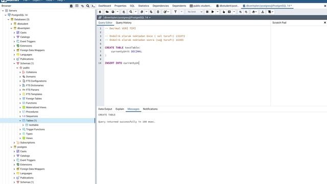 PostgreSQL Dersleri 12 : DECIMAL Veri Tipi смотреть онлайн