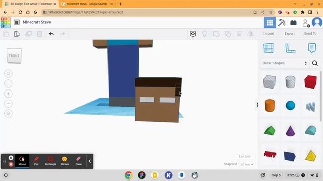 BTS Editing - Making A Minecraft Steve 3D Model - The Oven Guru смотреть онлайн