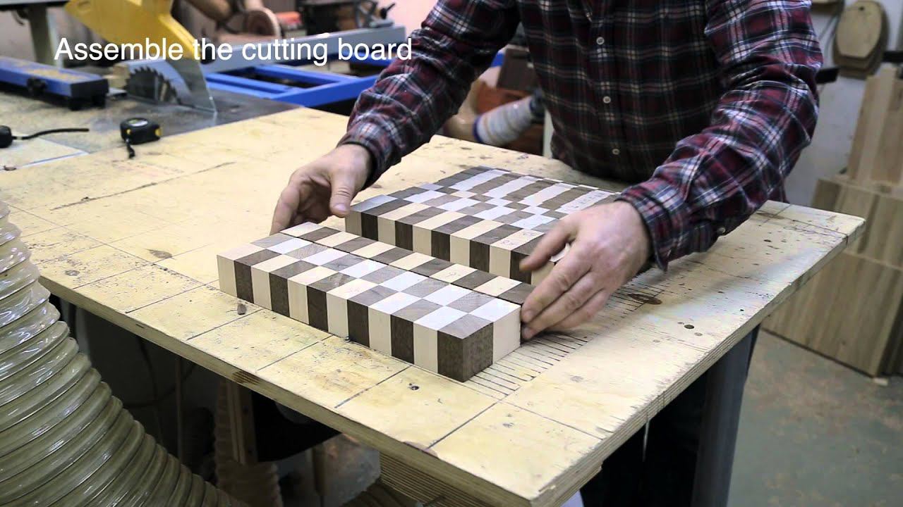 3D end grain cutting board #9 (version for woodworkers) смотреть онлайн