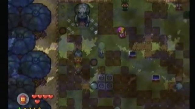 Four Swords Adventures - The Dark World - The Lost Woods - Walkthrough смотреть онлайн