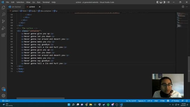 Making a AI Generated Website with GitHub Copilot in 8 Minutes смотреть онлайн
