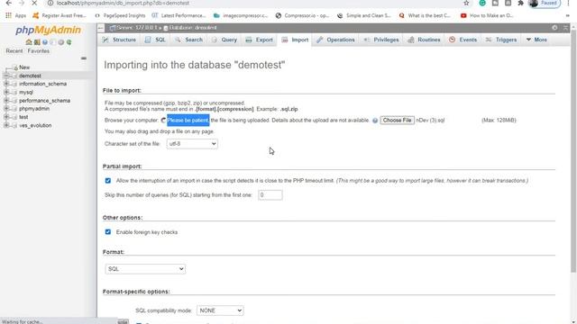 phpmyadmin Error Incorrect format parameter смотреть онлайн
