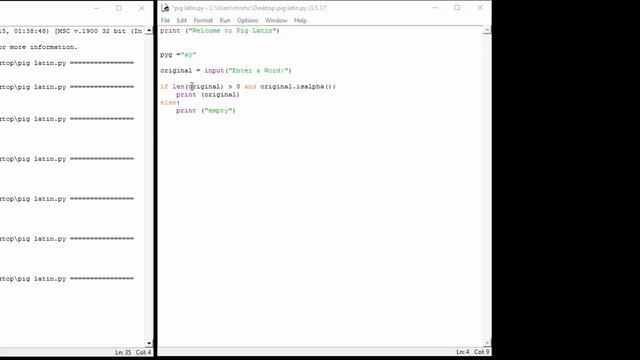Learn Python Code a Pig Latin Converter (PygLatin) смотреть онлайн