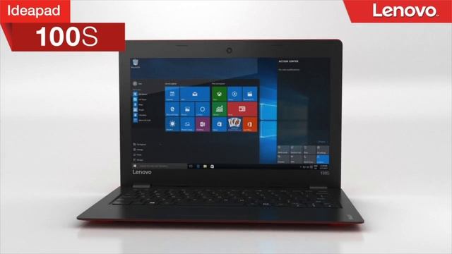 Lenovo Ideapad 100s Laptop (Red) смотреть онлайн