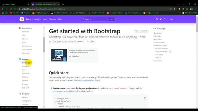 Develop a carousel for homepage using bootstrap and javascript || Web Project Development смотреть онлайн