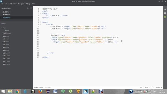 HTML Tutorials for Beginners 14 - How to make Register Form with Radio & Checkbox Button смотреть онлайн