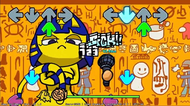 VS Ankha: A Tail of Trouble - Friday Night Funkin' Mod смотреть онлайн