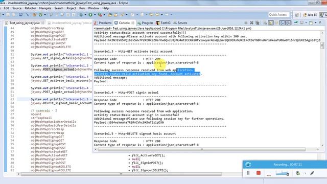 REST API testing using Java programming JayWay REST assured lib Part 3 E2E testing for all scenra смотреть онлайн