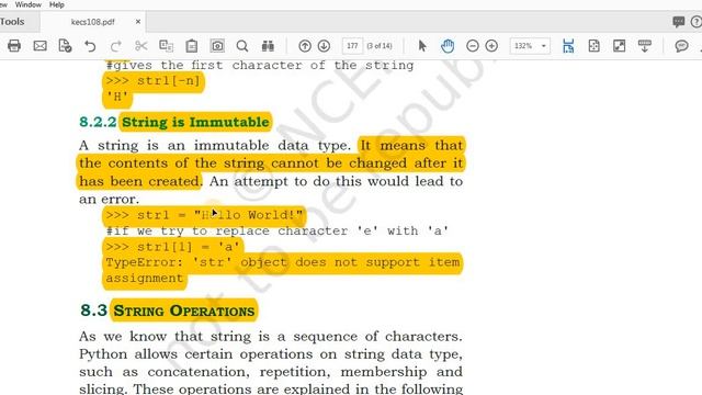 Class 11 CS NCERT Ch-8 Strings - In Hindi (Part-1) || Latest 2020 смотреть онлайн