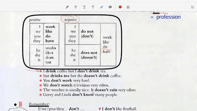 Easy English Present Simple Negative Unit 6 (Part 1) смотреть онлайн