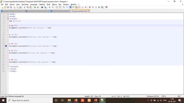#7.4 JAVASCRIPT Tutorial For Beginners | Assignment Operators in JavaScript смотреть онлайн