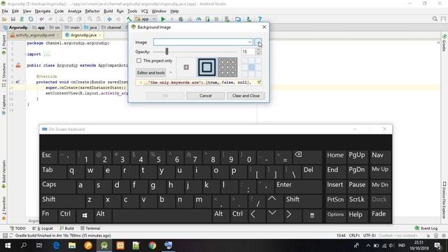 Merubah tampilan editor android studio смотреть онлайн