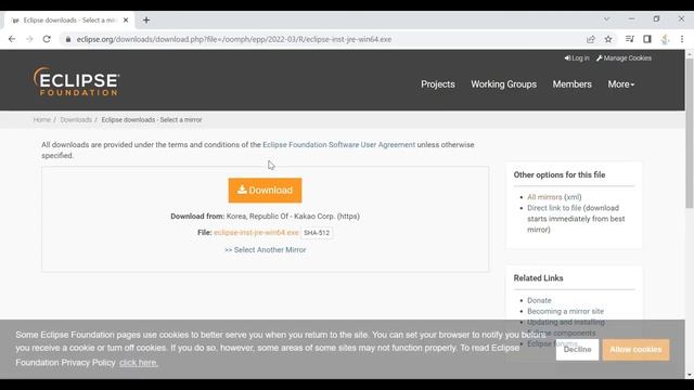 How to Install Eclipse on Windows 10 | Latest Version 2022 смотреть онлайн