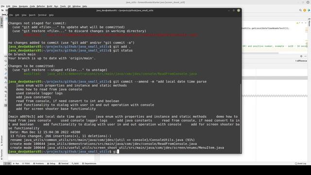 How to amend commit in git? How to force push amend commit in git? L19 смотреть онлайн