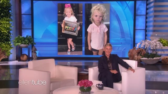 Superfan Brad Pitt Distracts Ellen While Sitting in the Audience смотреть онлайн
