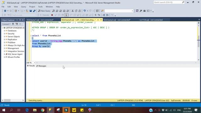 String_Agg() Function in SQL Server смотреть онлайн