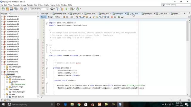 Quiz Game using java netbeans смотреть онлайн