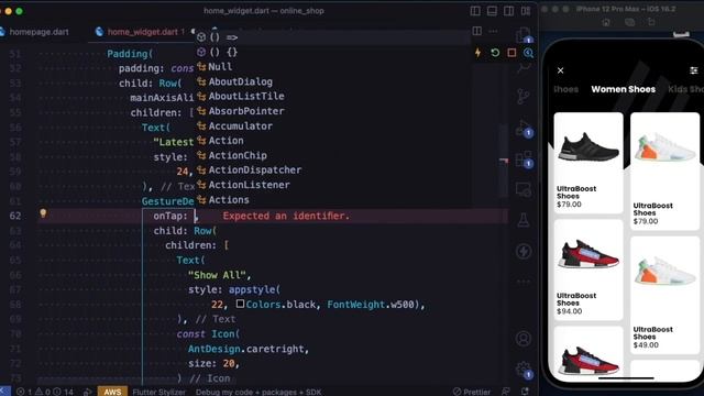 Flutter E-commerce App Tutorial Part 1 | Shop App Course | Provider State Management смотреть онлайн