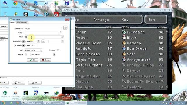 Hack PC games with Art money (Final Fantasy 9) смотреть онлайн