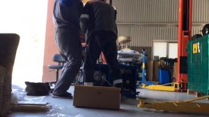 установка шимонтажного станка Станкоимпорт и балансировочного стенда CEMB