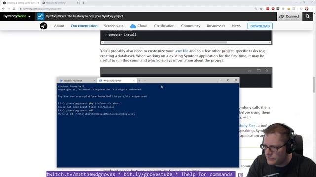 Live Coding with Matt Groves - Episode 53 - A symfony of PHP goodness, plus XAMPP and Visual Studio смотреть онлайн