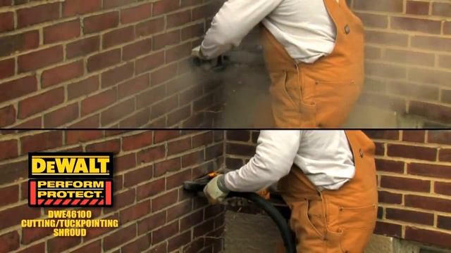 DEWALT DWE46100 5" / 6" Cutting & Tuckpointing Dust Shroud смотреть онлайн