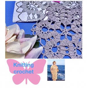 Как вязать брюггские кружева крючком.#вязаниекрючком #knittingcrochet