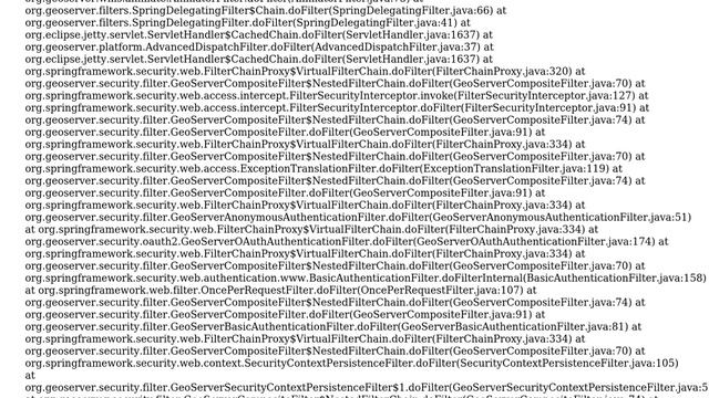 GIS: Geoserver HTTP ERROR 500 on layer preview смотреть онлайн