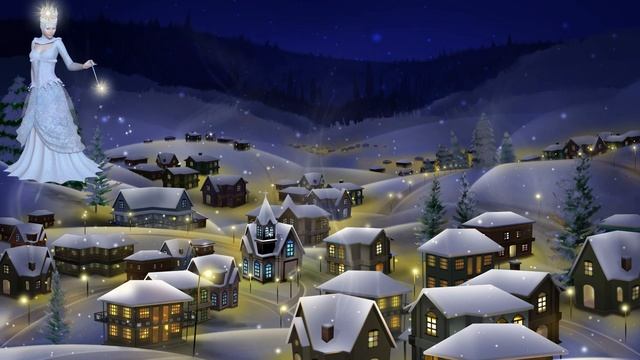 Футаж Пришла волшебница - зима HD смотреть онлайн