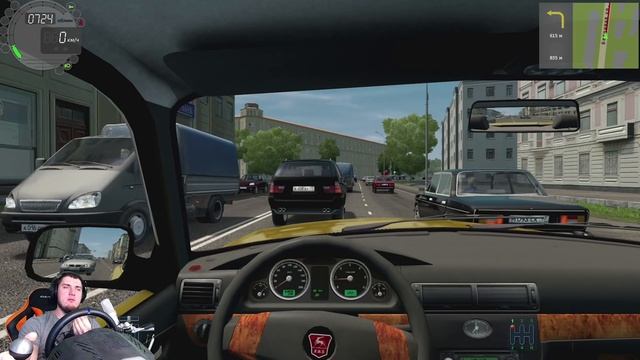 КУПИЛ ВОЛГУ 31105 для ТАКСИ - БЕШЕНЫЙ ТАКСИСТ CITY CAR DRIVING + РУЛЬ смотреть онлайн