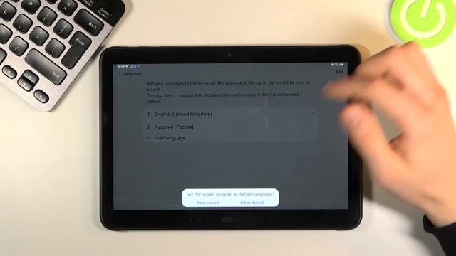 Смена языка системы Samsung Galaxy Tab Active Pro смотреть онлайн