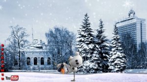 Зима 2019 - песенка про зиму снег для детей.Я проснулась утром, Посмотрела в окно